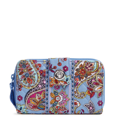 HOTCotton Turnlock Wallet With Rfid Protection