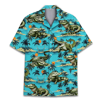 HOTTropical Bigfoot Hawaiian Shirts for Men Women, Sasquatch Summer Beach Button Down Short Sleeve