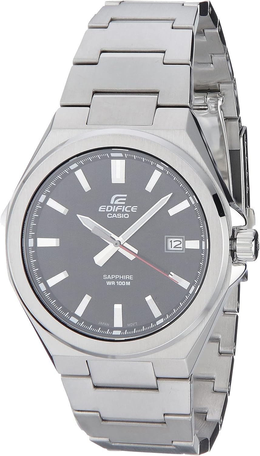 HOTCasio Edifice Men's Quartz Date Indicator Sapphire Crystal 100M Water Resistant Watch EFB-108D-1AV