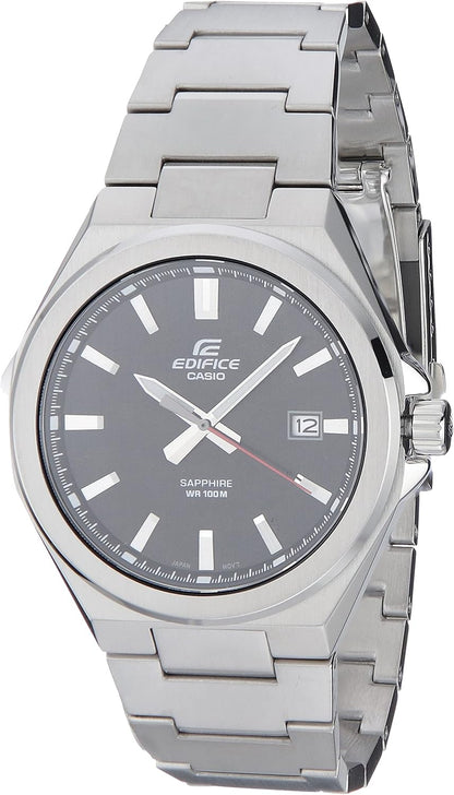 HOTCasio Edifice Men's Quartz Date Indicator Sapphire Crystal 100M Water Resistant Watch EFB-108D-1AV