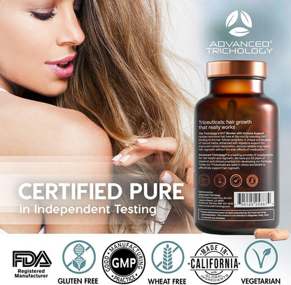 HOTDHT Blocker - Hair Growth Supplement for Genetic Thinning for Men and Women | Guaranteed, Backed by 20 Years of Experience in Hair Loss Treatment Clinics
