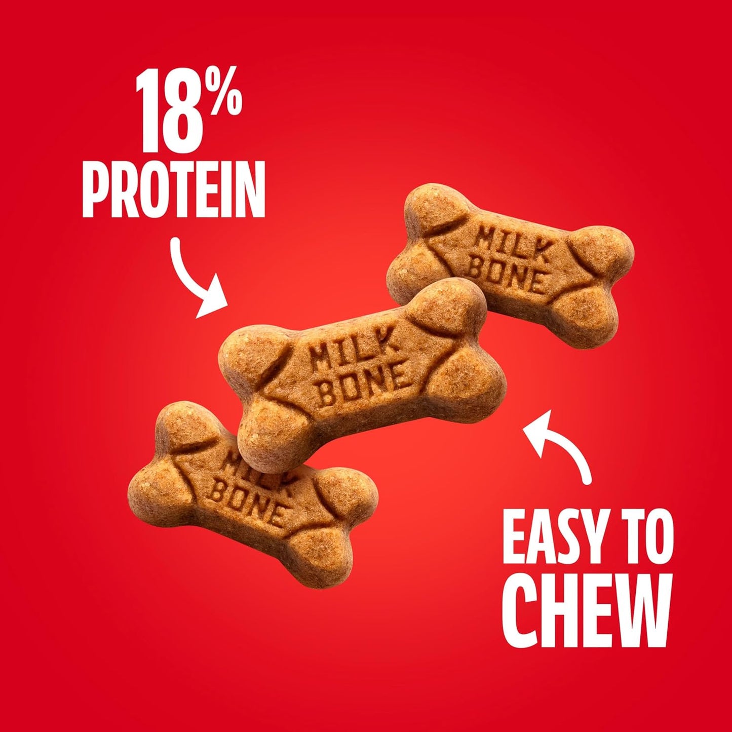 HOTMilk-Bone Soft & Chewy Mini's Dog Training Treats, 18 oz Canister | Made with real chicken breast, small dog treats for training and rewarding, 18% protein, fortified with vitamins and minerals