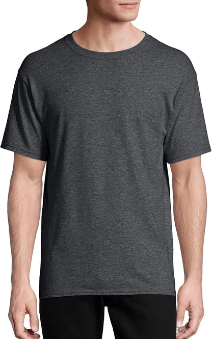 HOTHanes Men's T-Shirt Pack - 4 or 6 Pack - Essential-T Crewneck Cotton T-Shirts - Everyday Men's Clothing - Big & Tall