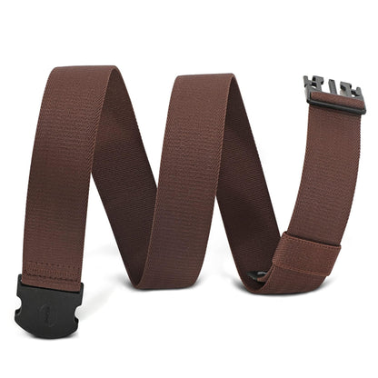 HOTWHIPPY Mens Elastic Stretch Belt Unisex Adventure Web Belt for Women Men with Non-Metal Buckle Adjustable Belts