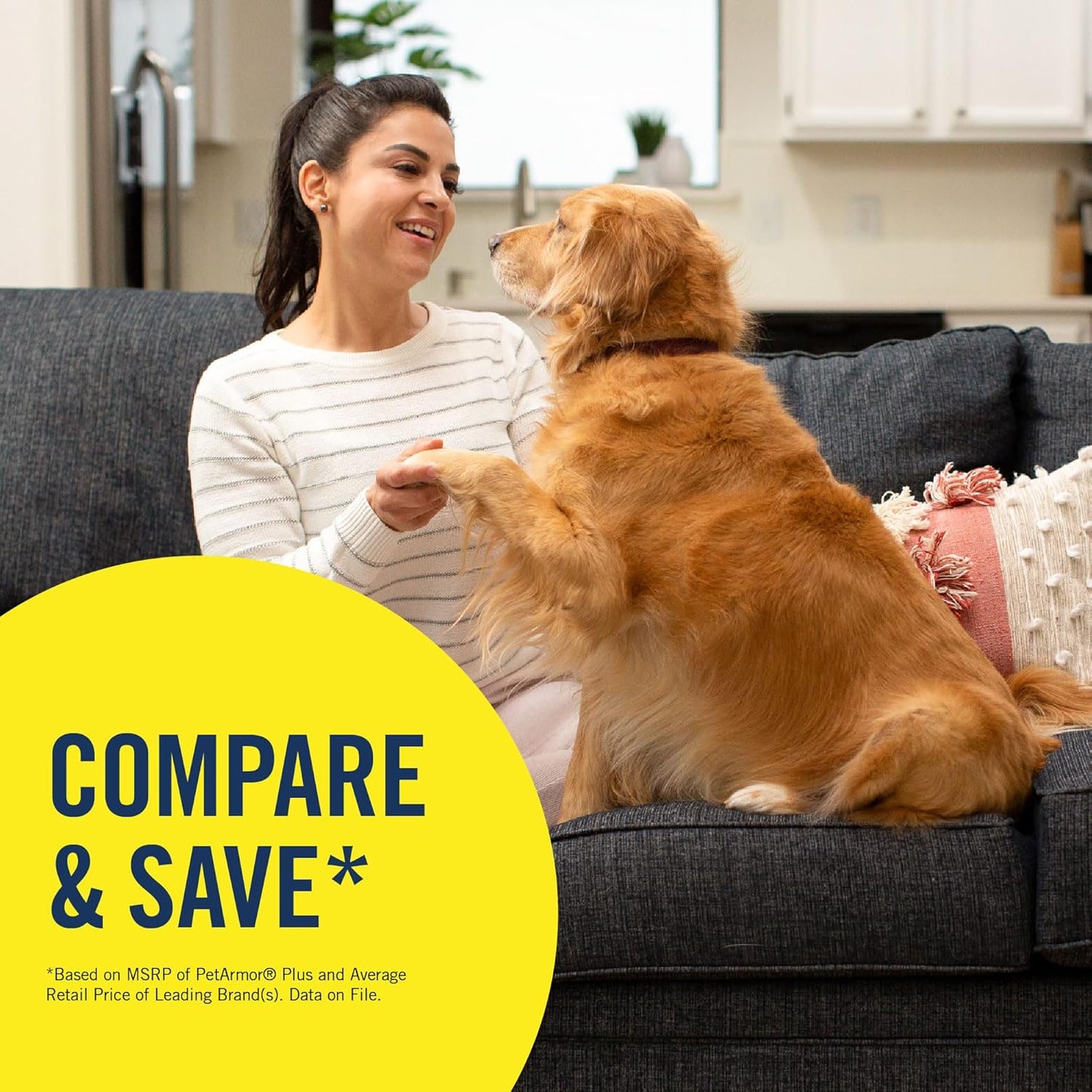 HOTPetArmor Plus Flea & Tick Topical Dogs 45-88 lbs, 6-Month | Ideal for Large Dogs 45-88 lbs; Kills Fleas, Eggs, Larvae, Ticks & Lice; 6-month supply; Waterproof Nose-to-Tail