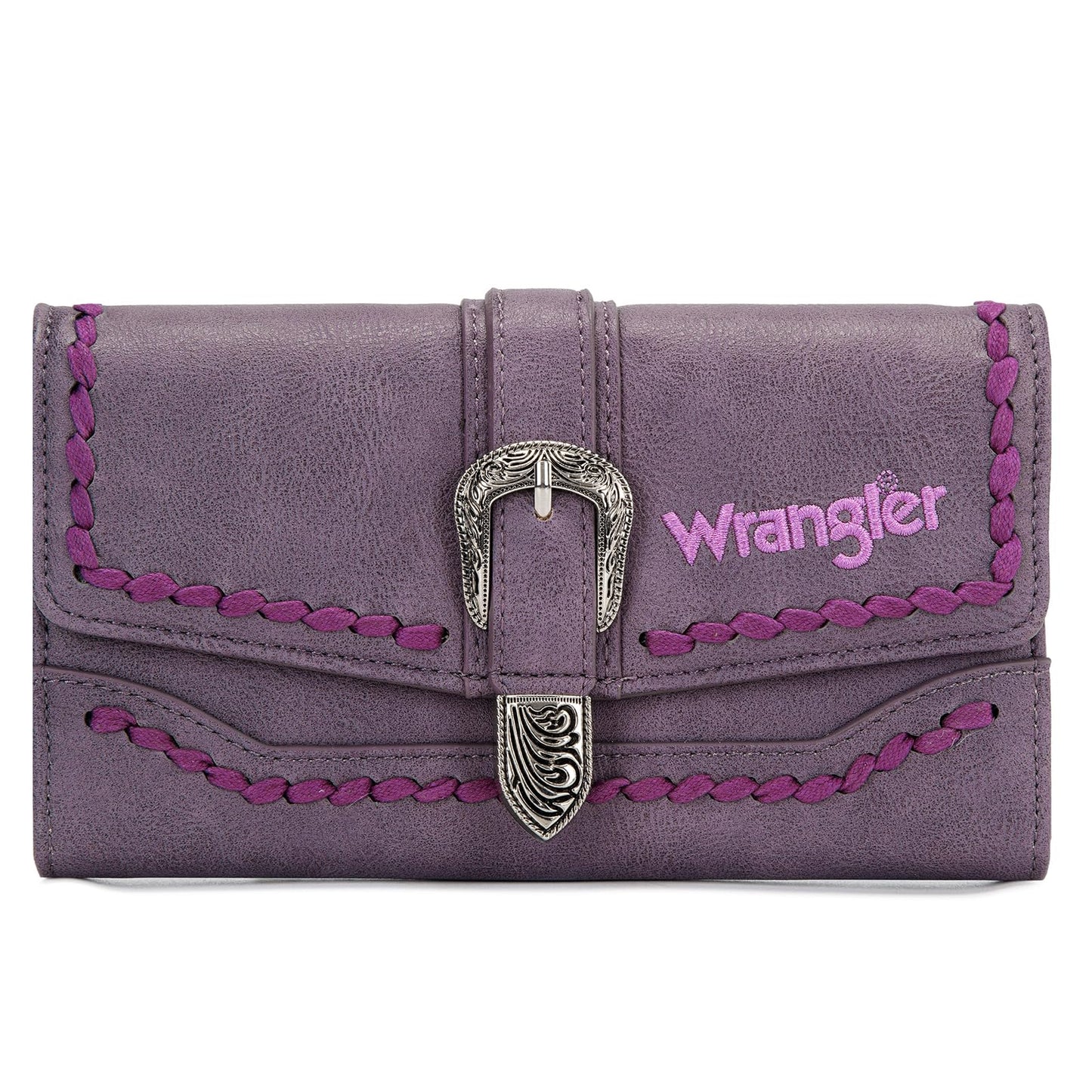 HOTMontana West Wrangler Wallets for Women Western Buckle RFID Blocking Wallet Credit Card Holder