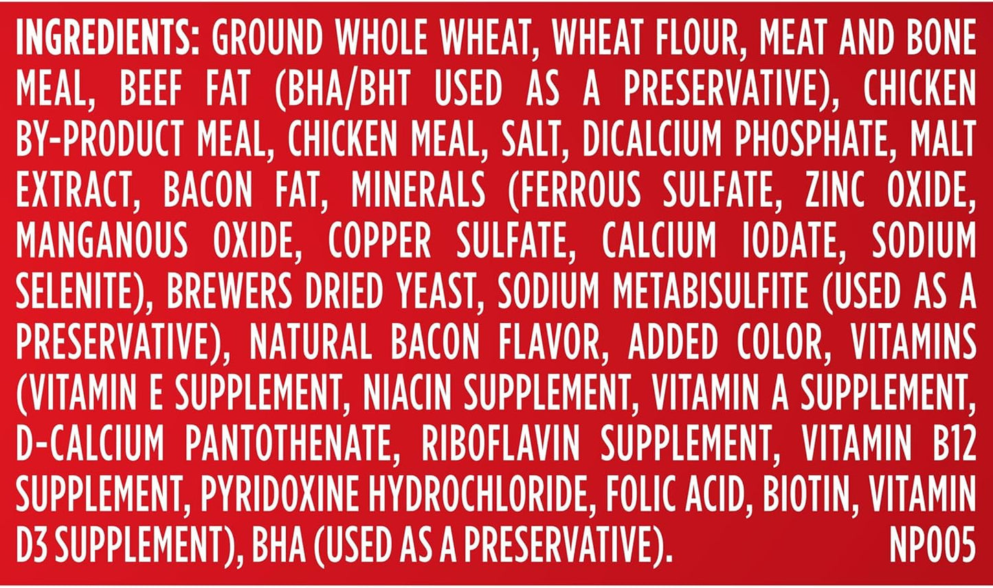 HOTMilk-Bone Flavor Snacks Mini’s Dog Biscuits, Flavored Crunchy Dog Treats, 36 Oz. Canister | 5 calories per treat, 15% protein, 3 flavors per canister (beef, chicken & bacon, naturally & artificially flavored)