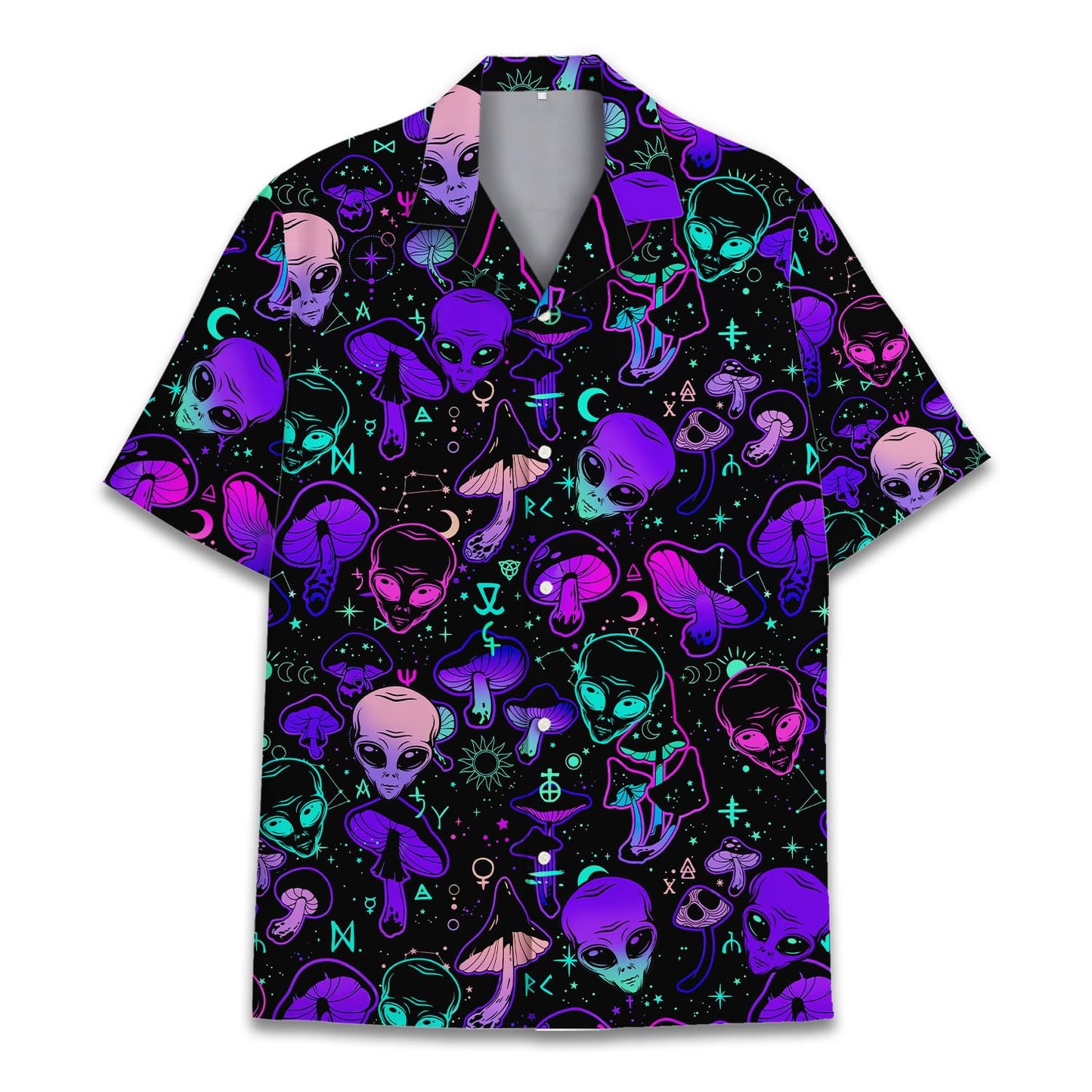 HOTTropical Bigfoot Hawaiian Shirts for Men Women, Sasquatch Summer Beach Button Down Short Sleeve