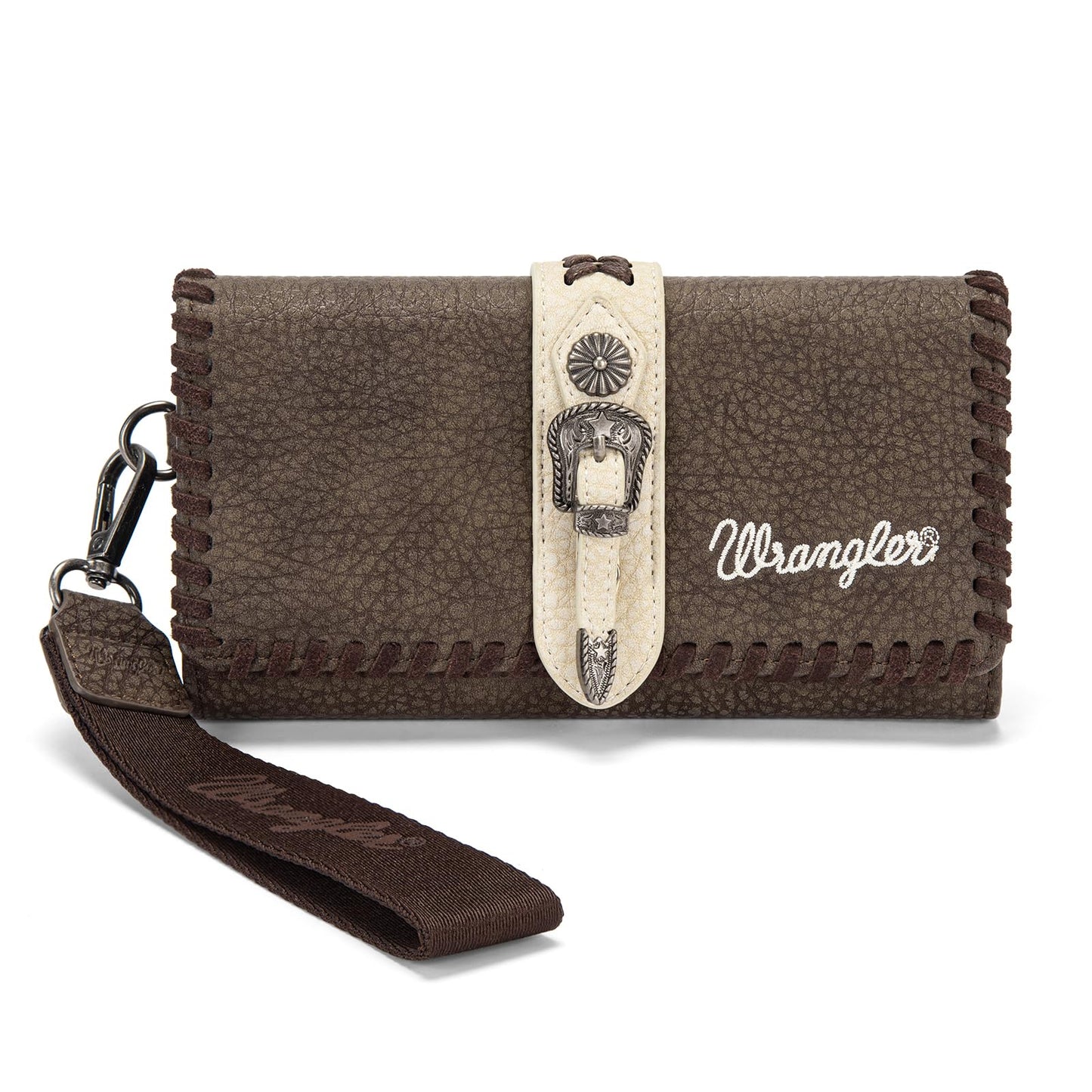 HOTMontana West Wrangler Wallets for Women Western Buckle RFID Blocking Wallet Credit Card Holder