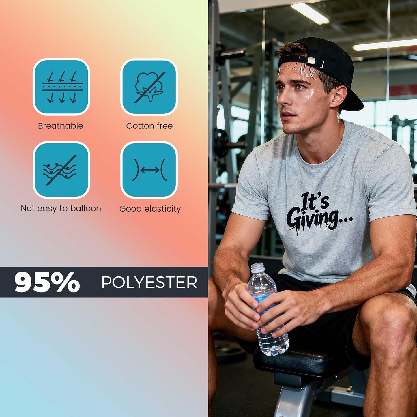 HOTJoyclub 5 PCS Unisex Sublimation Blanks Bulk Polyester T Shirts for Sublimation Crew Neck Short Sleeve Wholesale DIY Gifts
