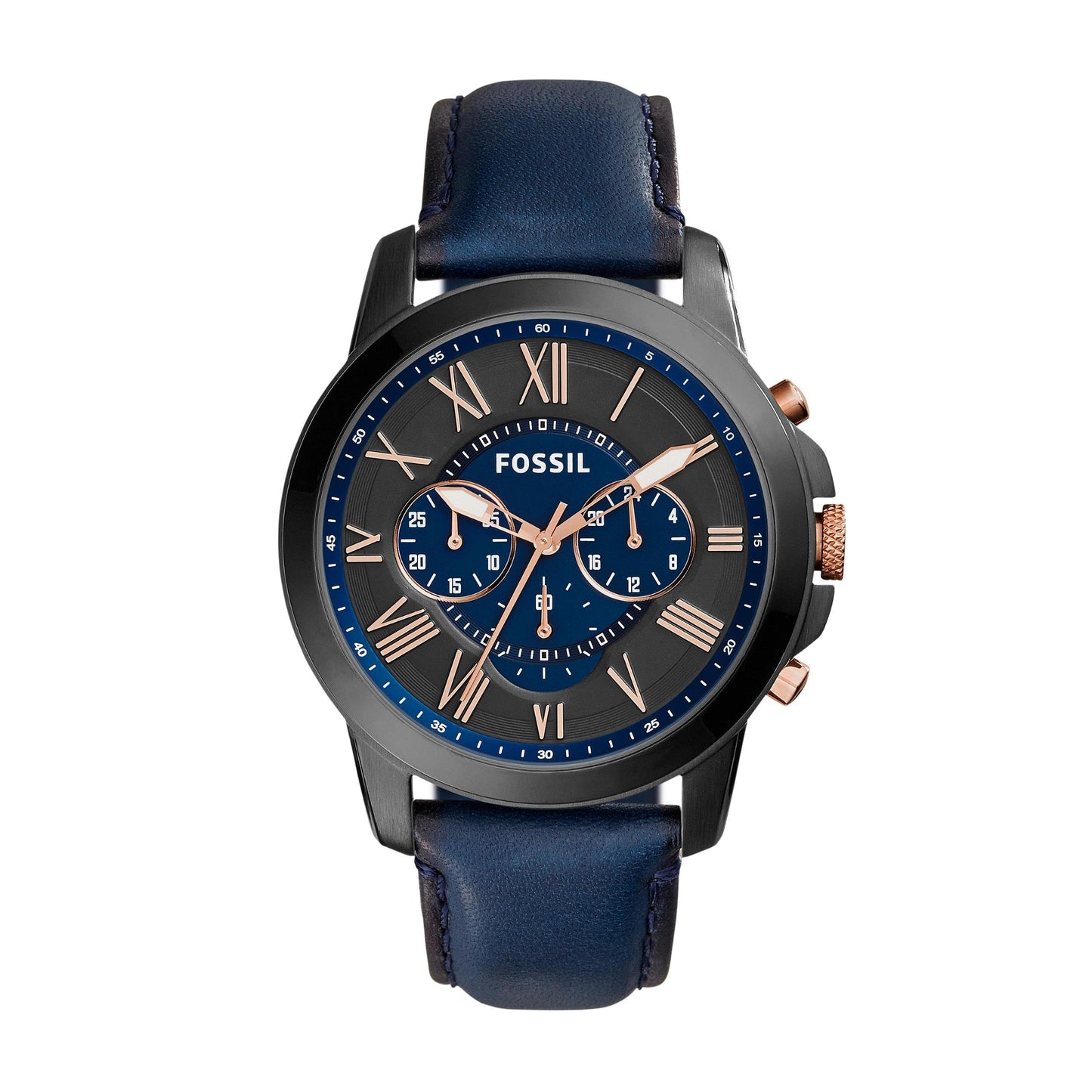 HOTFossil Men's Watch, Grant Quartz Stainless Steel Chronograph Watch for Men