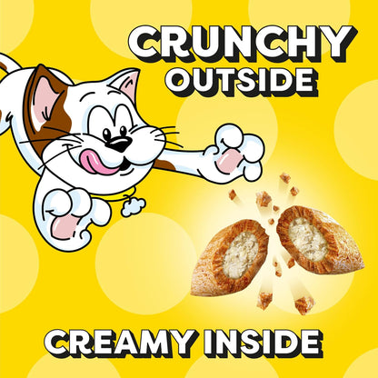 HOTTemptations MixUps Crunchy and Soft Cat Treats, Cookout Flavor, 30 oz | Chicken, liver & beef flavors, under 2 calories per treat, 100% complete & balanced for adult cats, resealable stay-fresh tub
