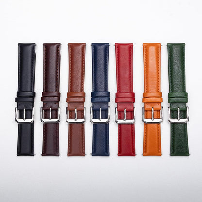 HOT14mm 16mm 18mm 20mm 22mm Calf Leather Watch Band, Extra Soft Watch Strap for Men Women