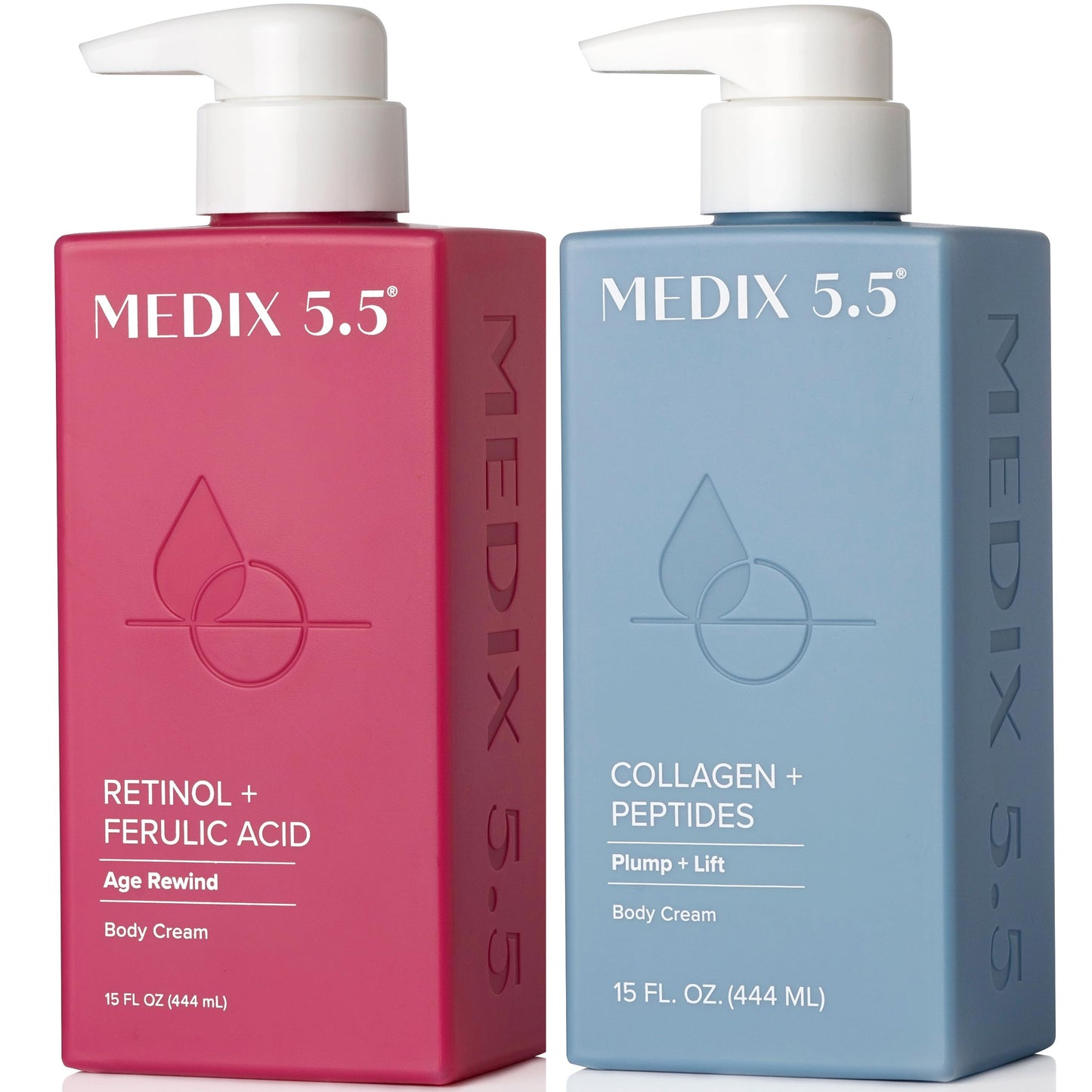 HOTMedix 5.5 Retinol Body Lotion Firming Moisturizer | Crepey Skincare Treatment | Retinol Body Cream | Anti Aging Firming Cream For Women Targets Look Of Crepe Skin, Wrinkles, & Sagging Skin, 15 Fl Oz