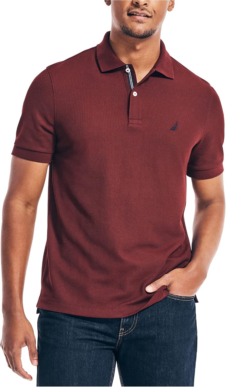 HOTNautica Men's Performance Pique Polo Shirt | Designed Exclusively for Big & Tall Men