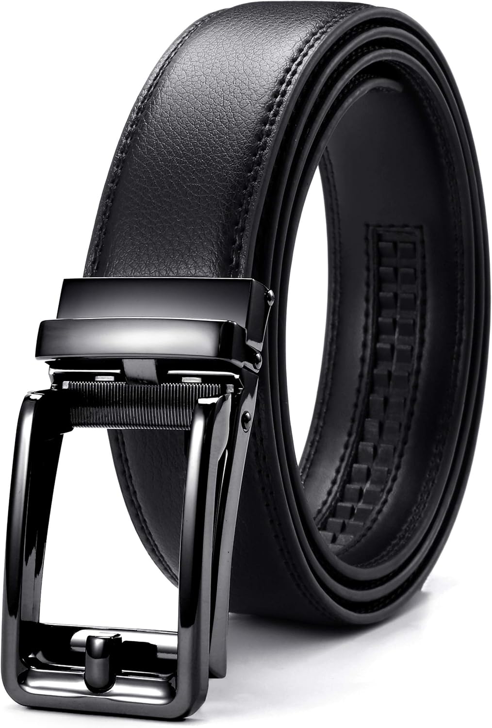 HOTCHAOREN Click Belts for Men - Mens Ratchet Belt 1 3/8" for Dress Pants - Perfect Companion to Men's Oxfords