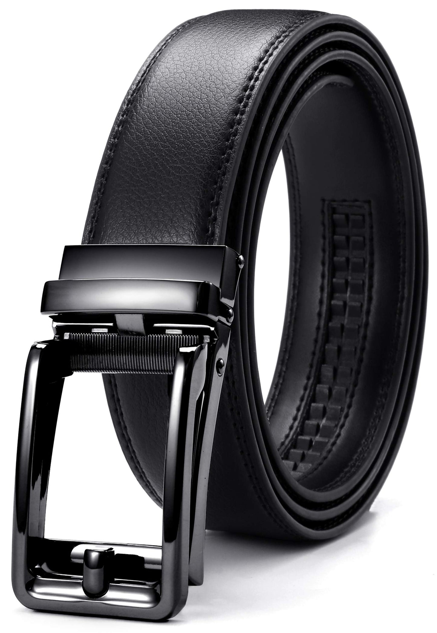 HOTCHAOREN Click Belts for Men - Mens Ratchet Belt 1 3/8" for Dress Pants - Perfect Companion to Men's Oxfords