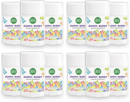 HOTFresh Monster Natural Deodorant for Kids & Teens I Mom's Choice Gold Award Winner | Aluminum-Free, Paraben-Free, Hypoallergenic I 24-Hour Protection I Beach Gummy Burst Scent I 1.76 oz
