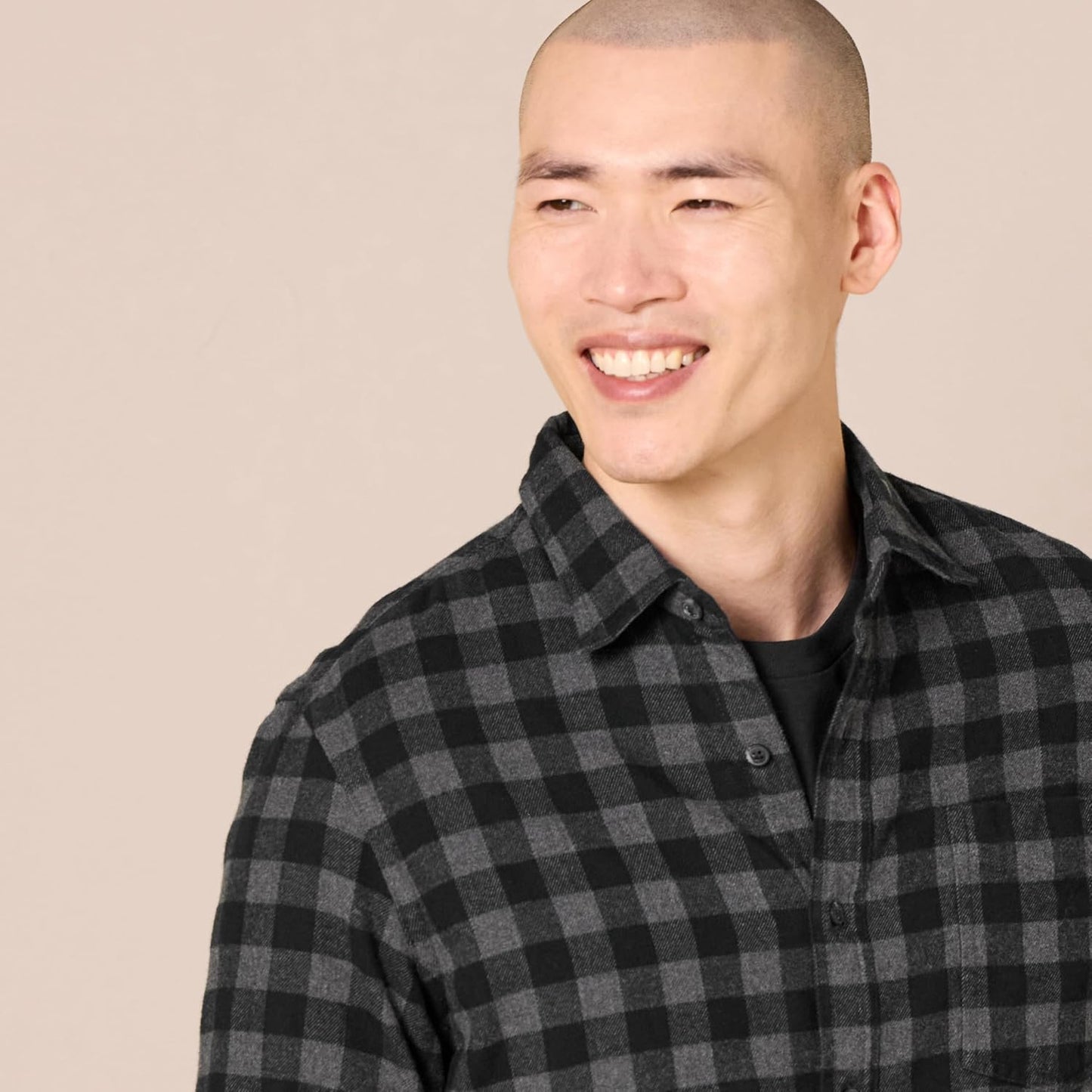 HOTAmazon Essentials Men's Slim-Fit Flannel Shirt, Long Sleeve Button Down Plaid