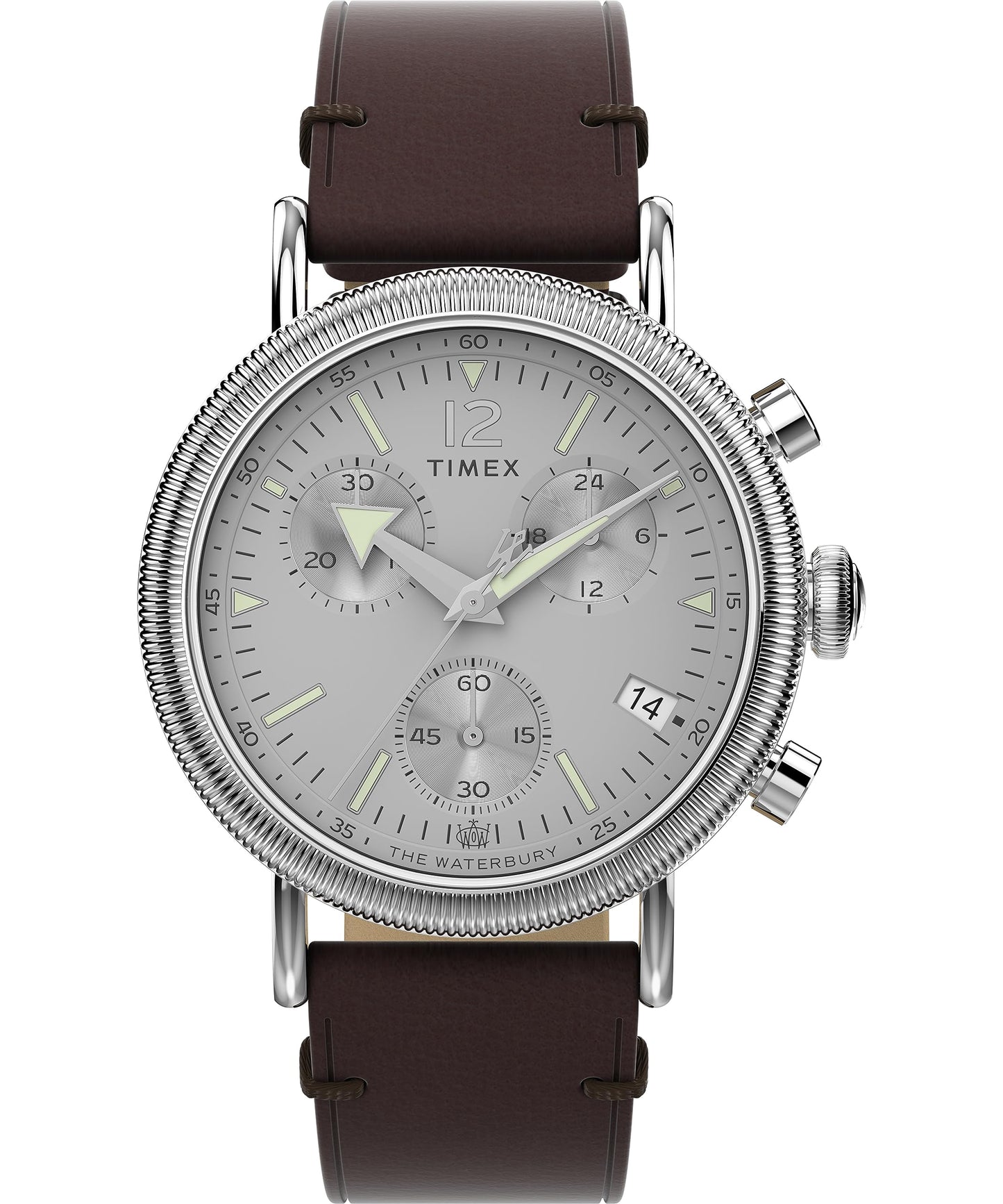 HOTTimex Waterbury 39mm Men’s Analog Watch | Durable Stainless Steel Case | Day and Date Window | Durable Design | 100M Water Resistance