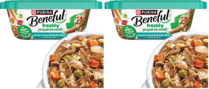 HOTPurina Beneful Gravy Wet Dog Food Variety Pack, Prepared Meals Stew - (12) 10 oz. Tubs