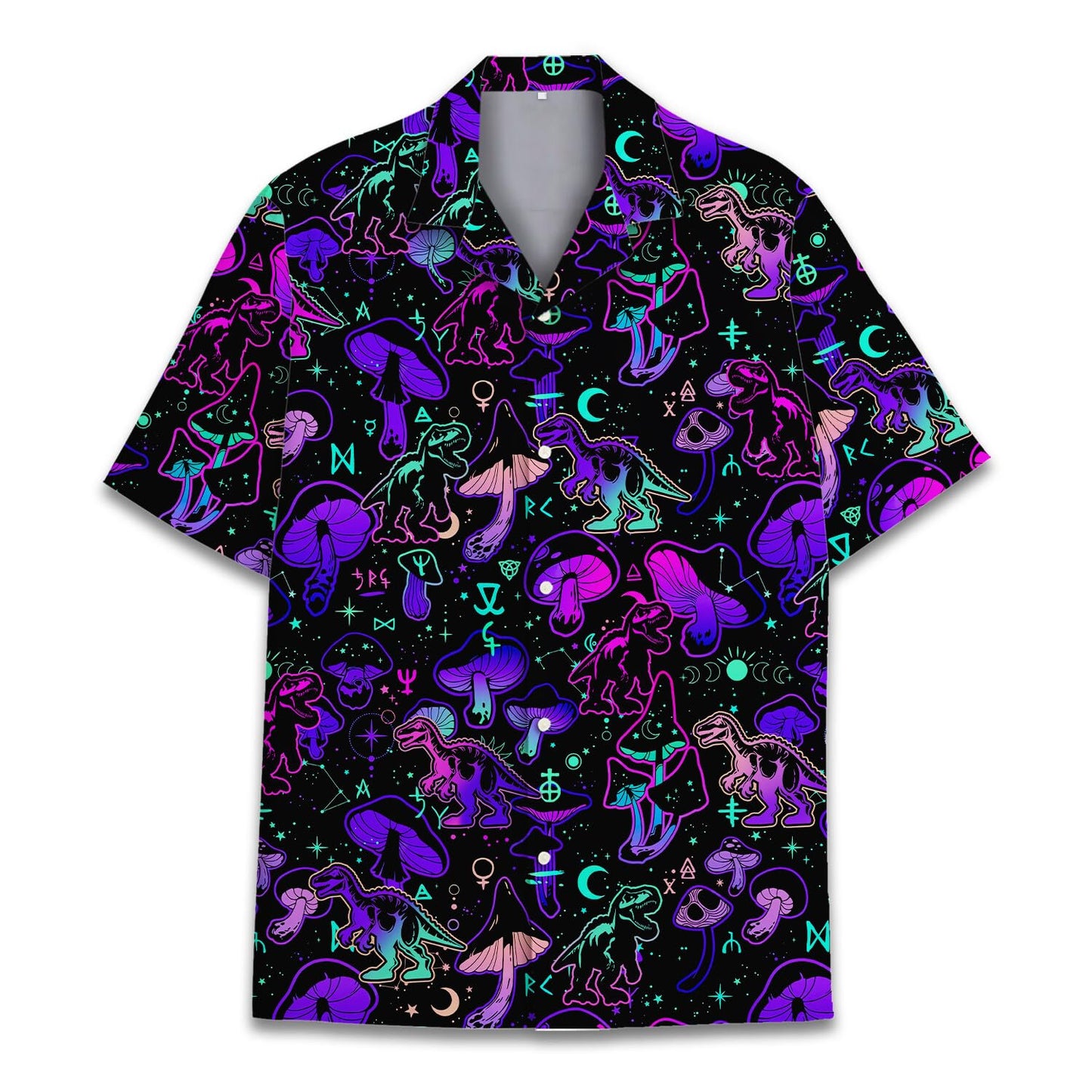 HOTTropical Bigfoot Hawaiian Shirts for Men Women, Sasquatch Summer Beach Button Down Short Sleeve