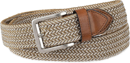 HOTTommy Bahama Men's Two Tone Stretch Web Belt