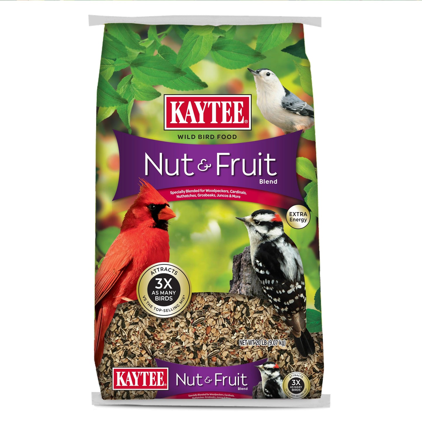 HOTKaytee Nut & Fruit Wild Bird Seed, 5 lb
