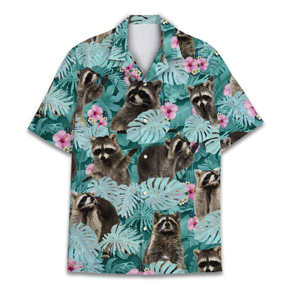 HOTTropical Bigfoot Hawaiian Shirts for Men Women, Sasquatch Summer Beach Button Down Short Sleeve