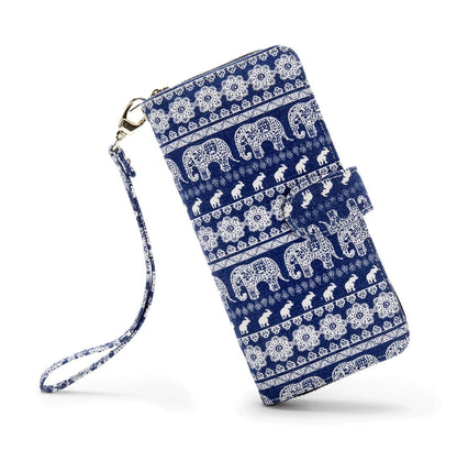 HOTWomen Wallet Card RFID For Womens Holder Blocking Credit Small Zipper Purse Pocket Bifold Slim Coin ID Ladies Wristlet Clutch Large Capacity Window Case Travel Zip Women's