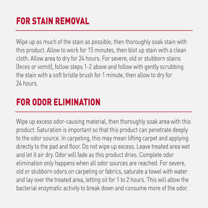 HOTNature’s Miracle Advanced Stain and Odor Eliminator Dog Spray, Fresh Scent, Severe Mess Enzymatic Formula For Tough Pet Messes, 32 oz