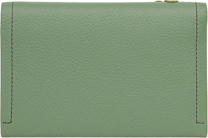 HOTRADLEY London Lunar New Year SS26 Medium Flapover Leather Wallet