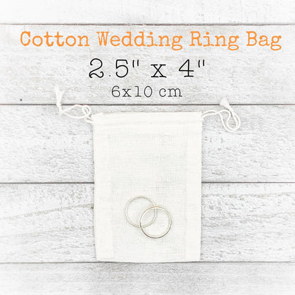 HOTPersonalized Wedding Ring Bag (Wedding Bands)