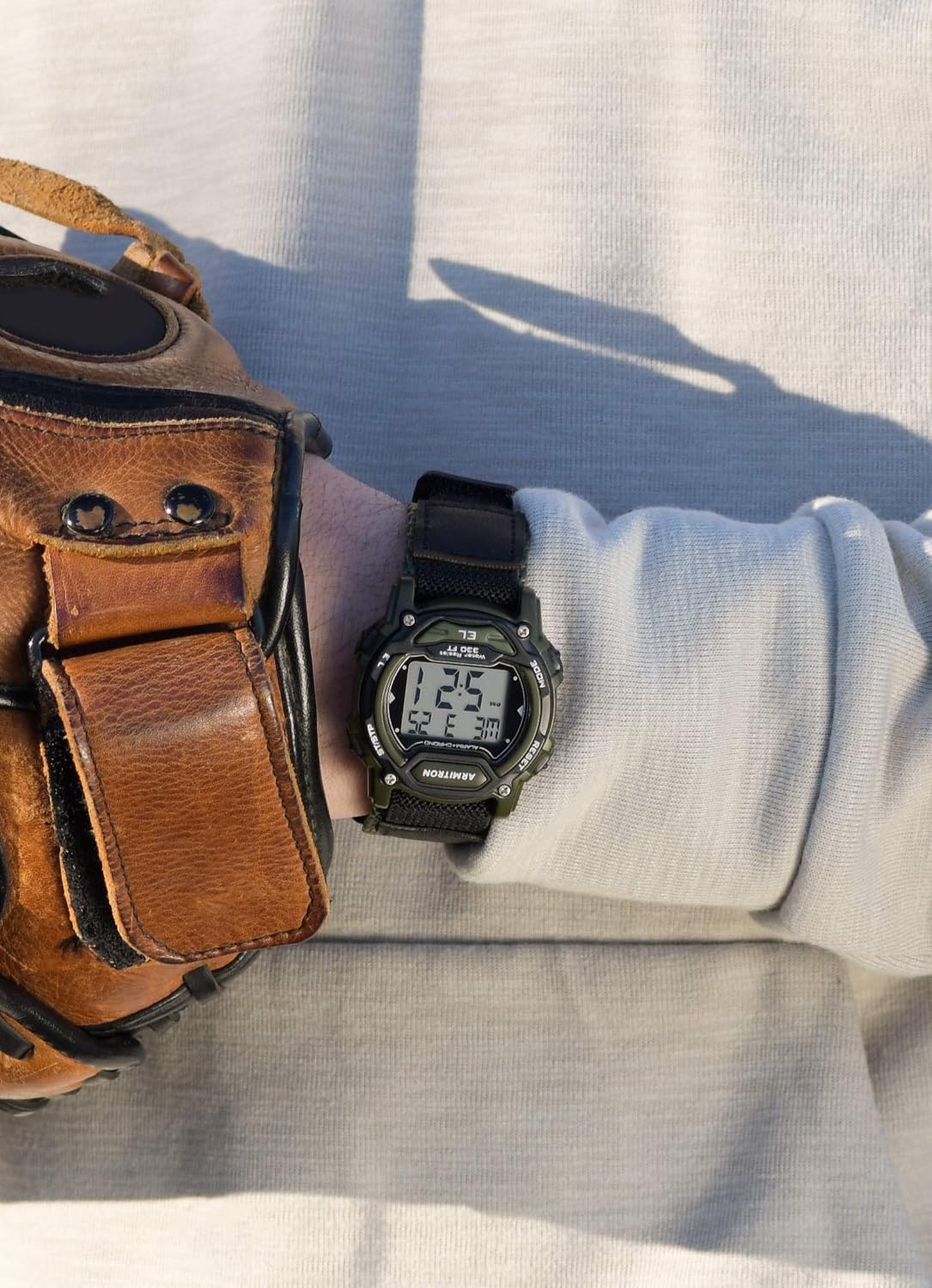 HOTArmitron Sport Unisex Digital Chronograph Nylon Strap Watch, 45-7004