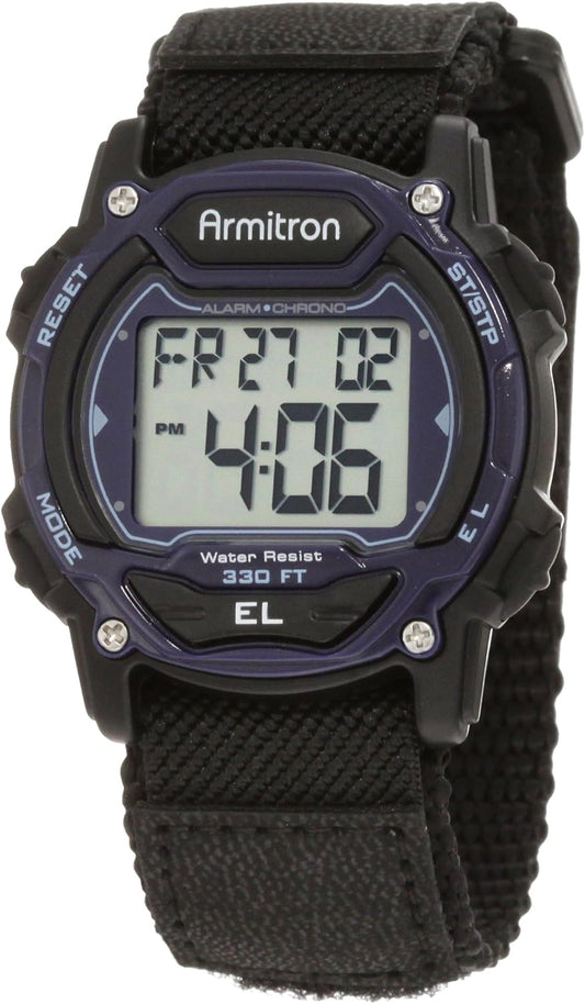 HOTArmitron Sport Unisex Digital Chronograph Nylon Strap Watch, 45-7004