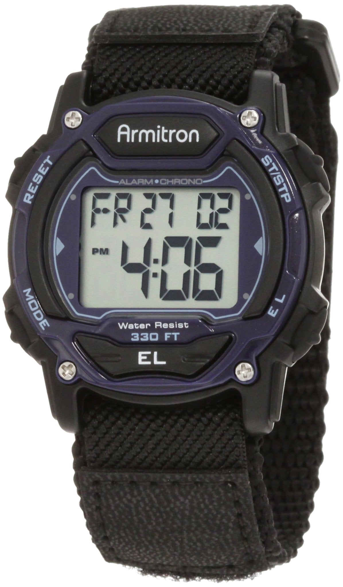 HOTArmitron Sport Unisex Digital Chronograph Nylon Strap Watch, 45-7004
