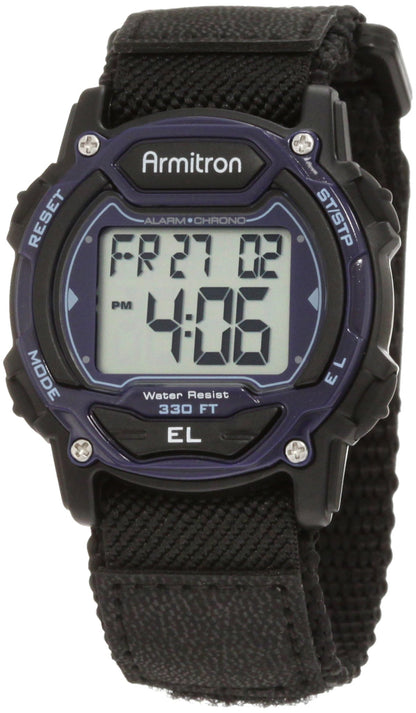 HOTArmitron Sport Unisex Digital Chronograph Nylon Strap Watch, 45-7004
