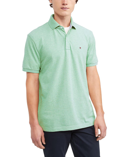 HOTTommy Hilfiger Mens Short Sleeve Cotton Pique Polo Shirt in Regular Fit