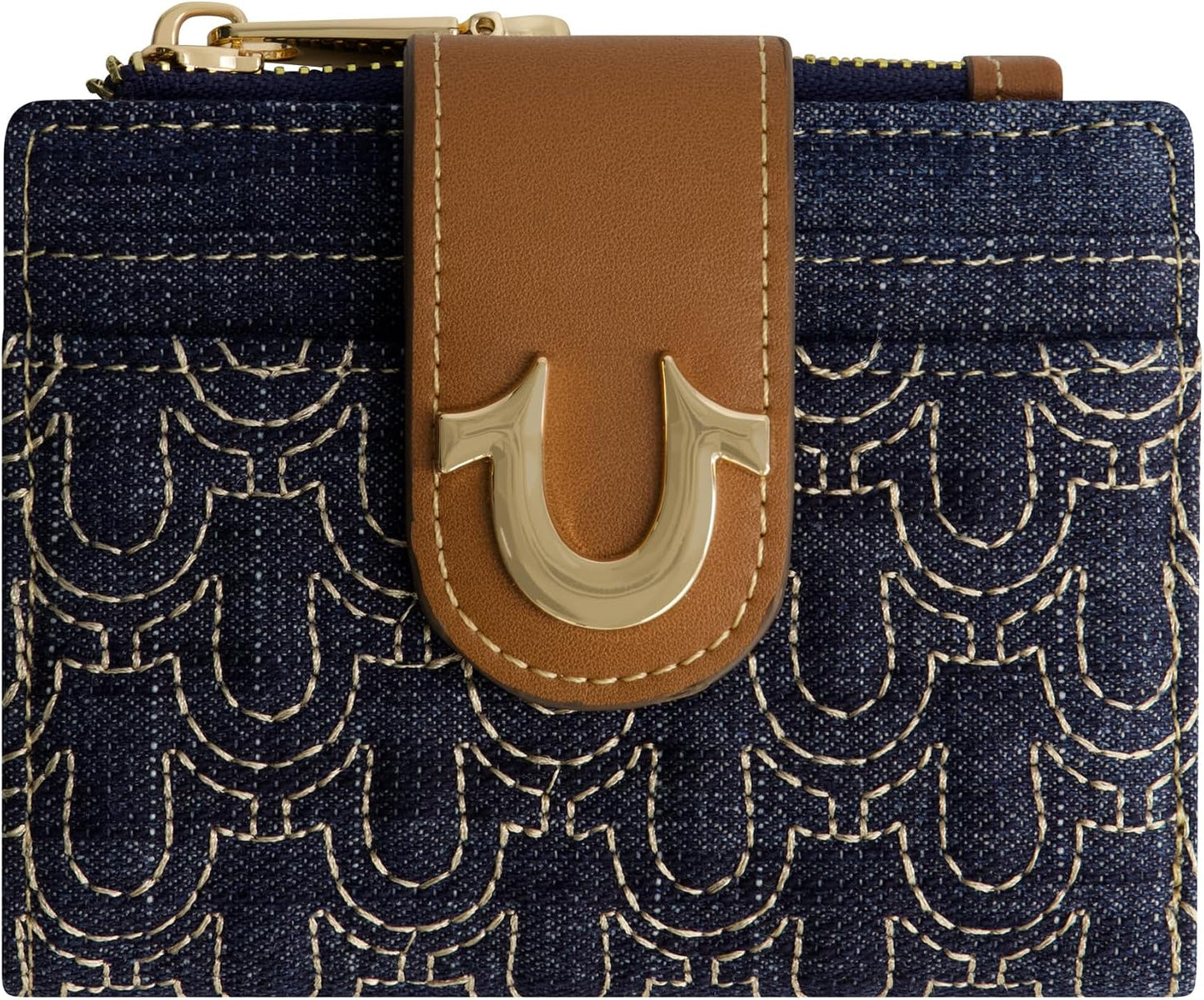 HOTTrue Religion Women's Mini Wallet, Dark Denim, One Size