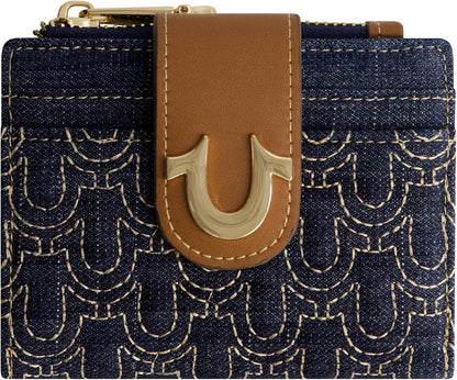 HOTTrue Religion Women's Mini Wallet, Dark Denim, One Size