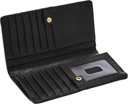 HOTFossil Women's Liza Leather Slim Bifold Wallet for Women