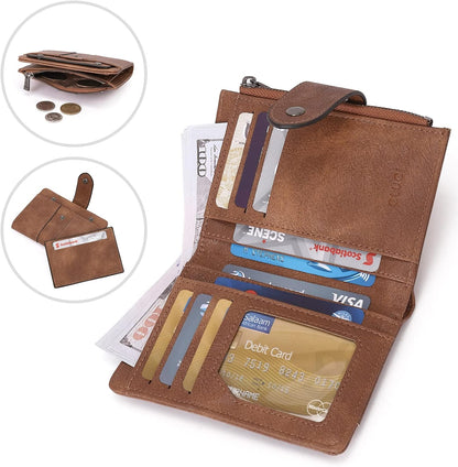 HOTCLUCI Small Sling Bag for Women Bundles with Women Wallet