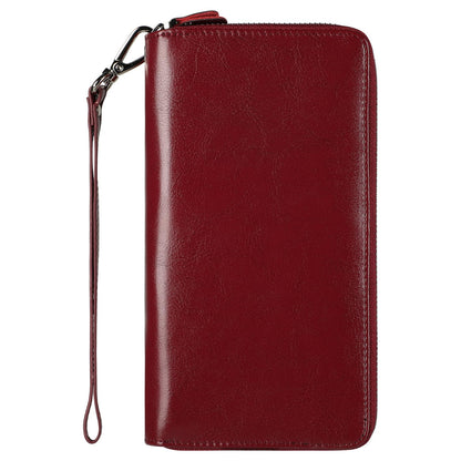 HOTLavemi Small Compact Women Wallet RFID Blocking Genuine Leather Bifold Purse with ID Windows