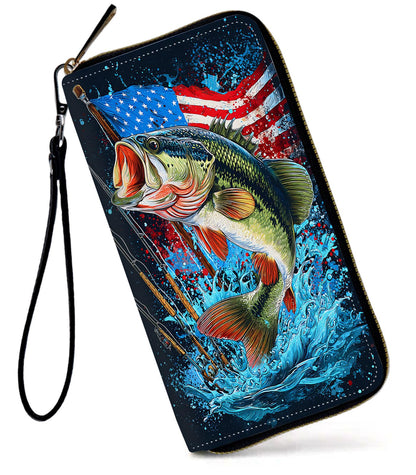 HOTWomens Wallet, Large Capacity RFID Blocking PU Leather Wristlet Wallets for Women Ladies Men Credit Card Holder Zipper Wallet Phone Holder Clutch Travel Purse, Art Moon Starry Night