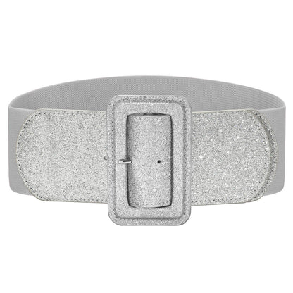 HOTVONMELLI Stretchy Wide Women Belts Elastic Vintage Belts for Women Fashion Ladies Waist Belt for Dress