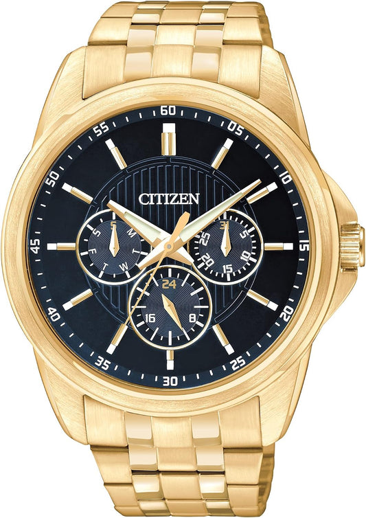 HOTCitizen Quartz Mens Watch, Stainless Steel, Classic