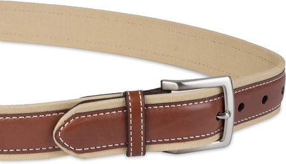 HOTTommy Bahama Men's Casual Leather Belt – Everyday Style for Jeans, Shorts & Chinos