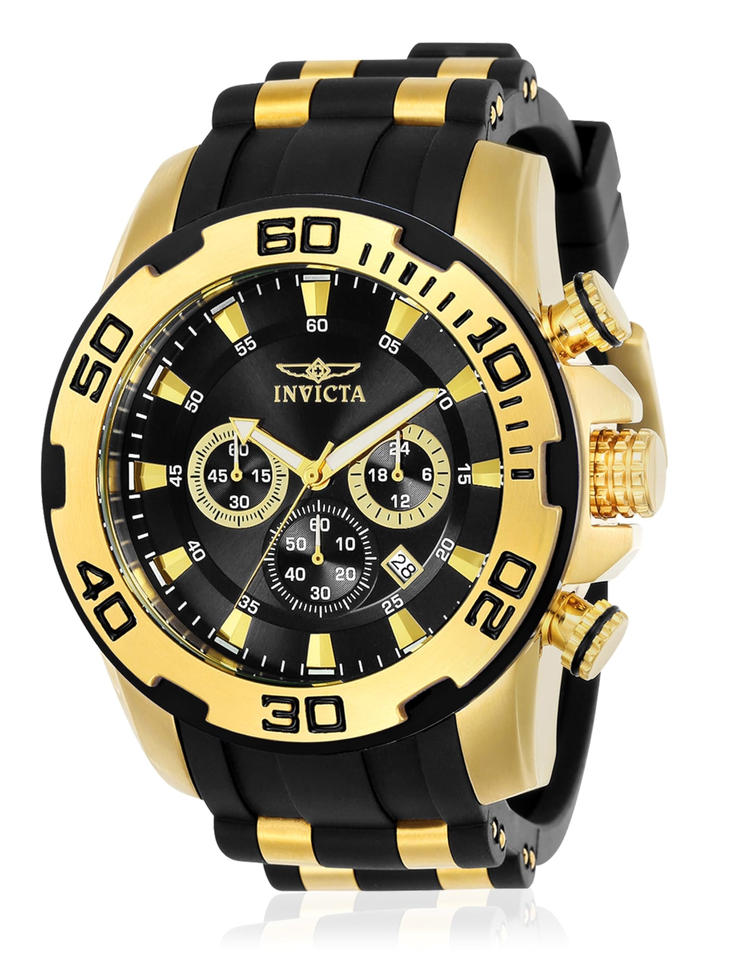 HOTInvicta Men's 22340 22341 22343 22344 22346 Pro Diver Analog Display Quartz Black Watch