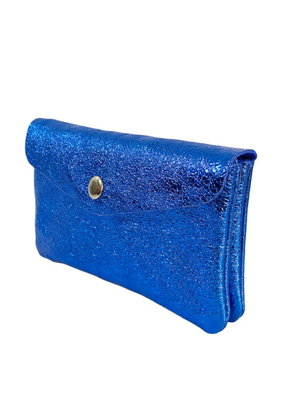 HOTGenuine Leather Card Holder Wallet for Women, Compact Wallet with Snap Closure and Zipper Pocket, (gold)
