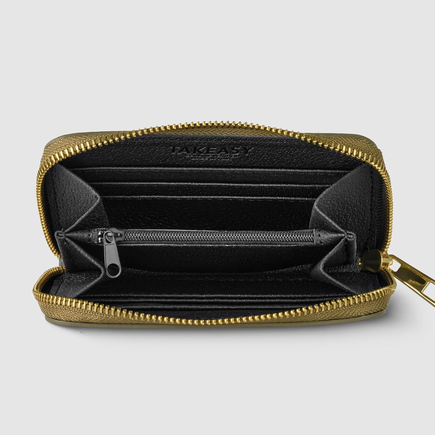 HOTMetallic Calf Leather Wallet